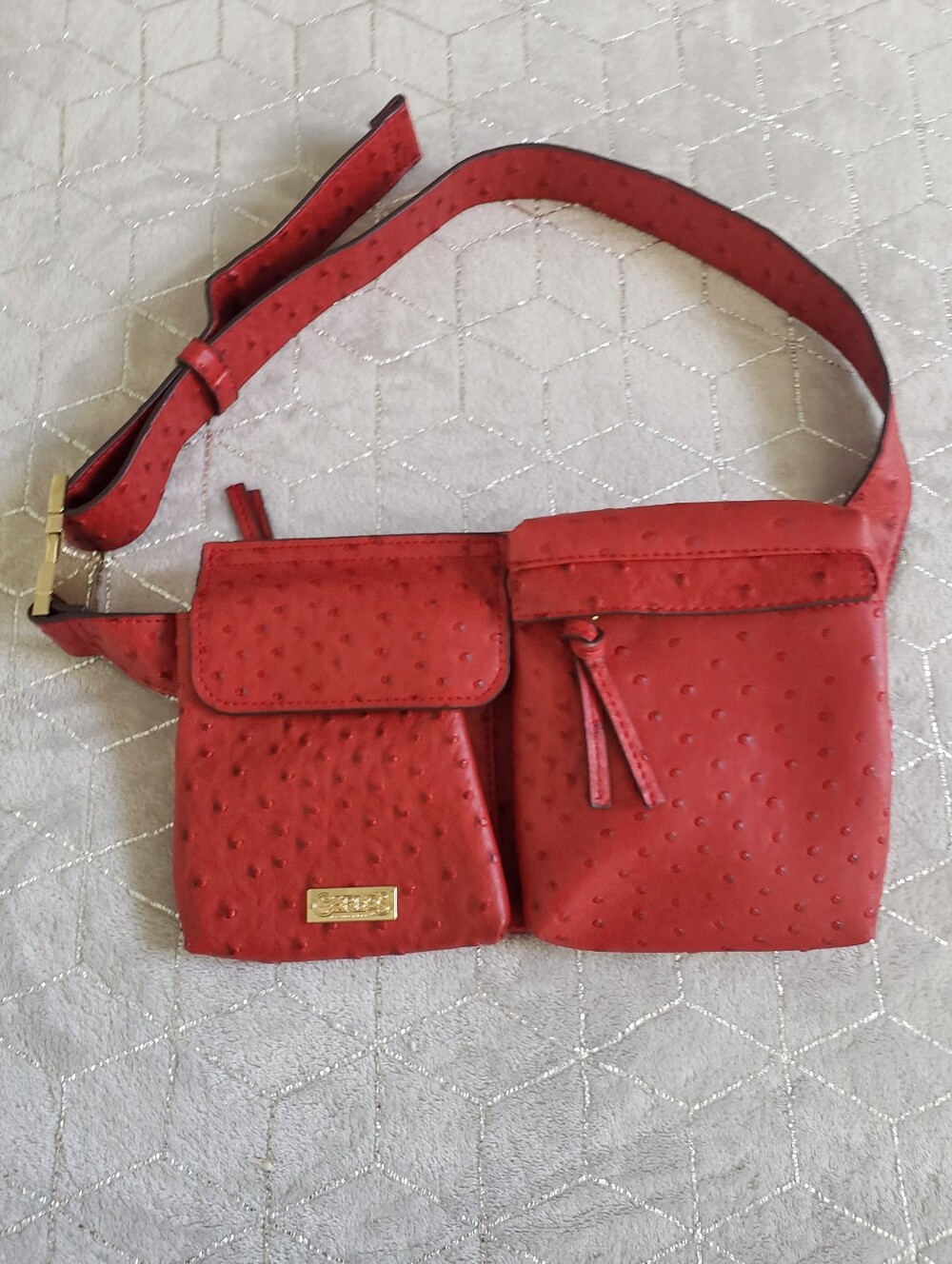 CARLOS SANTANA | Red Fanny Pack and Crossbody Bag